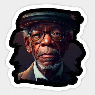 Morgan Freeman Sticker